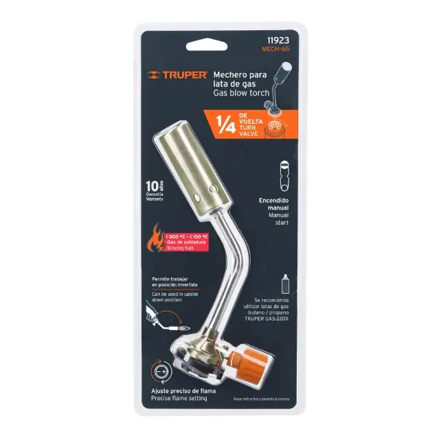Soplete Recargable Truper 11923 para Gas en Lata 4.webp