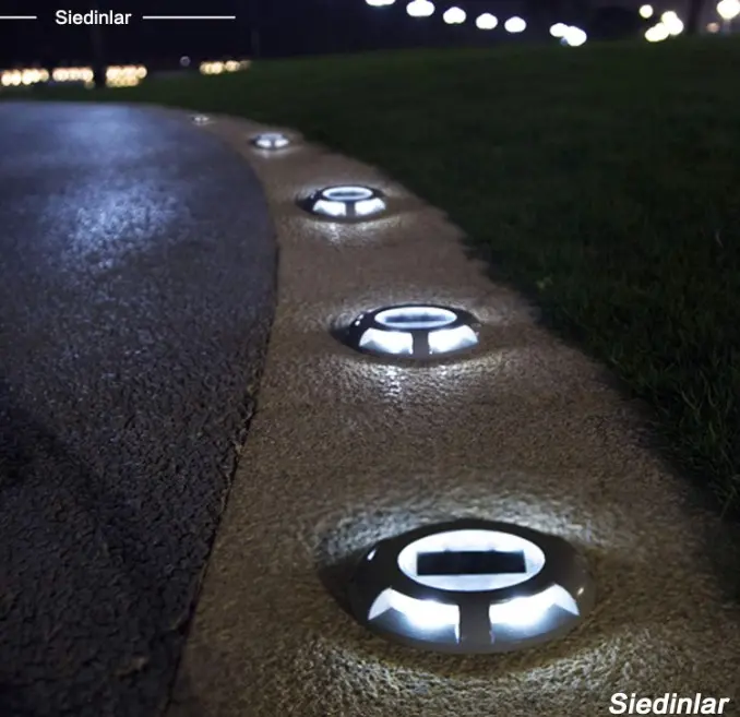 Luz de carretera LED Solar Blanco IP68 Aluminio - Siedinlar 2.webp