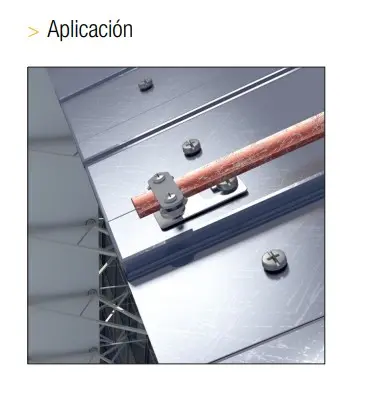 Soporte Inoxidable Tejado Metálico 15mm - AT-095E 2.webp