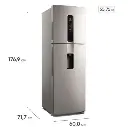 HELADERA F S 2 PUERTAS 408 LITROS INOX INVER - ELECTROLUX 2.webp