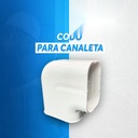 Codo plano 100x65 para canaleta de PVC KAMO - comprar en Paraguay (vista 2)
