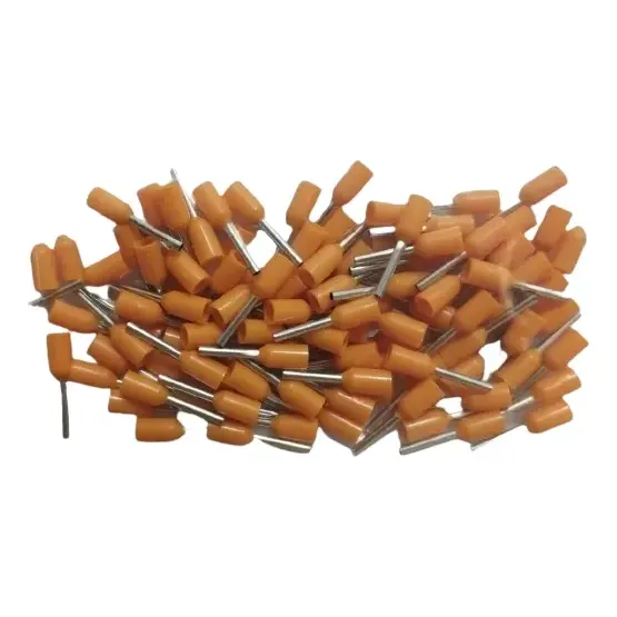 Terminal Tubular Pre-Aislado 1x4mm2 - 100 Uni. E4012