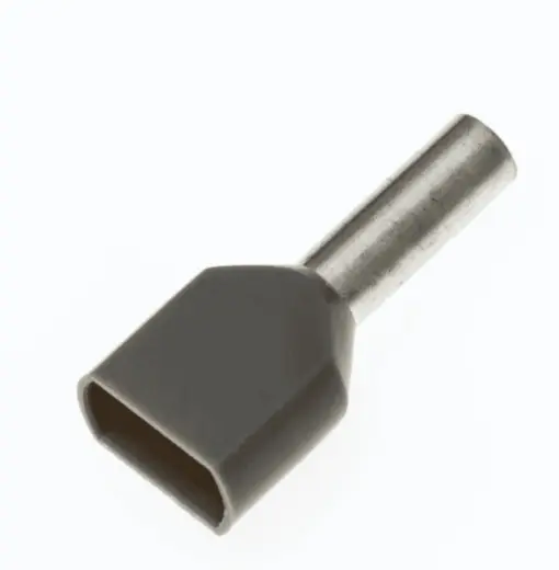 Terminal Tubular Pre-Aislado 2x4mm2 - 100 Uni. Te-4012