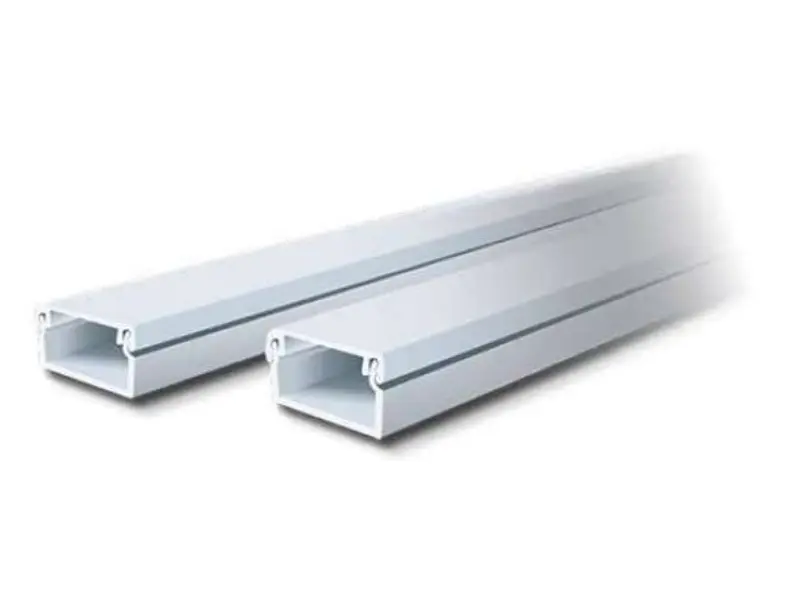 Canal PVC Blanco p/ Cable 15x10mm c/ Adhesivo