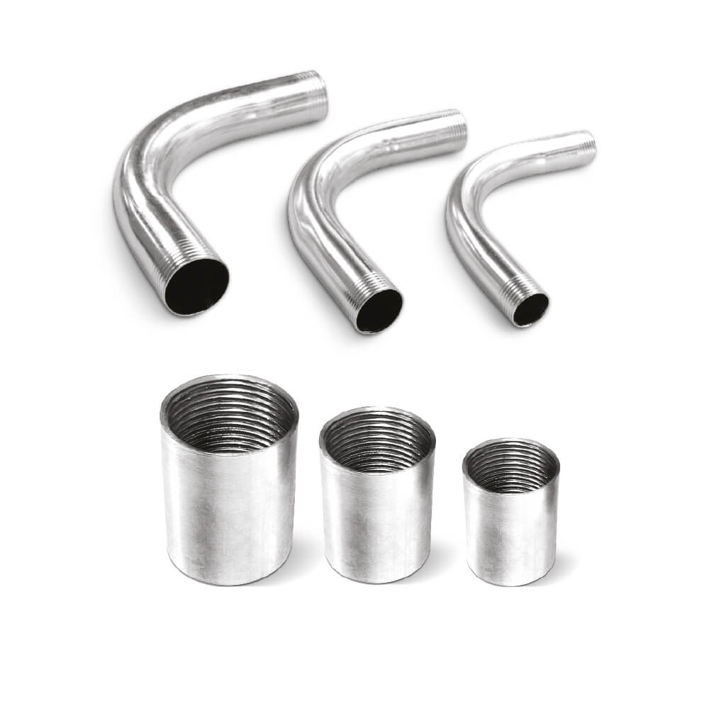 Curva Zincada 1/2"x90° - Elecon 