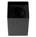 Aplique Adosar Clean PC Cuadrado MR16 GU10 - Negro 55451001 - Blumenau