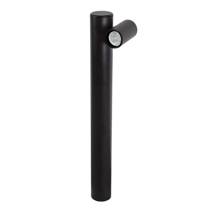 Aplique de Piso Germany Alum Poste Negro Opa GU10 1x60W 28100410-16 - Blumenau
