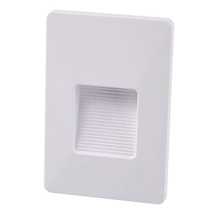 Aplique Light LED Emb Cuad Ip65 Bivolt 2W 3000K - Blanco 20443011 - Blumenau