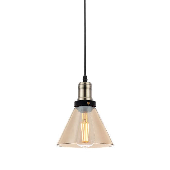 Colgante Soho Ámbar Cono 182mm 1xe27 89011102 - Blumenau