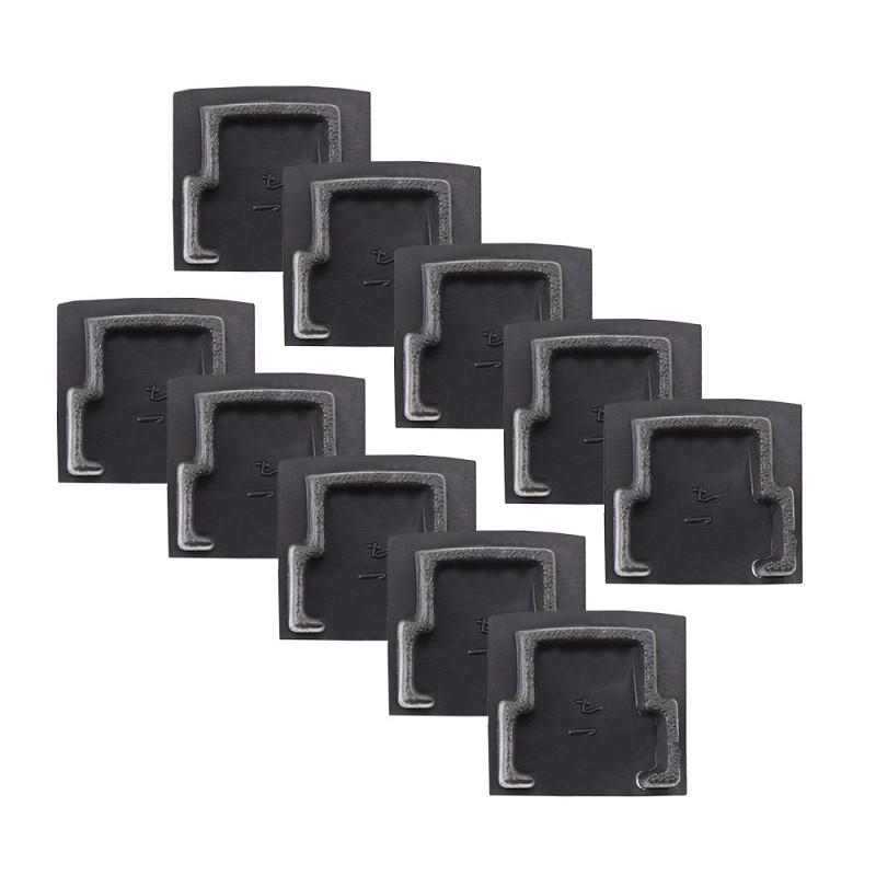 Tapa Plástica p/ Perfil Decor Simple 17mm Negro 091730Ex-01 - Blumenau