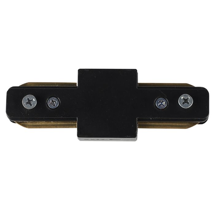 Conector Recto Para Rieles Delgados - Negro 30021101 - Blumenau