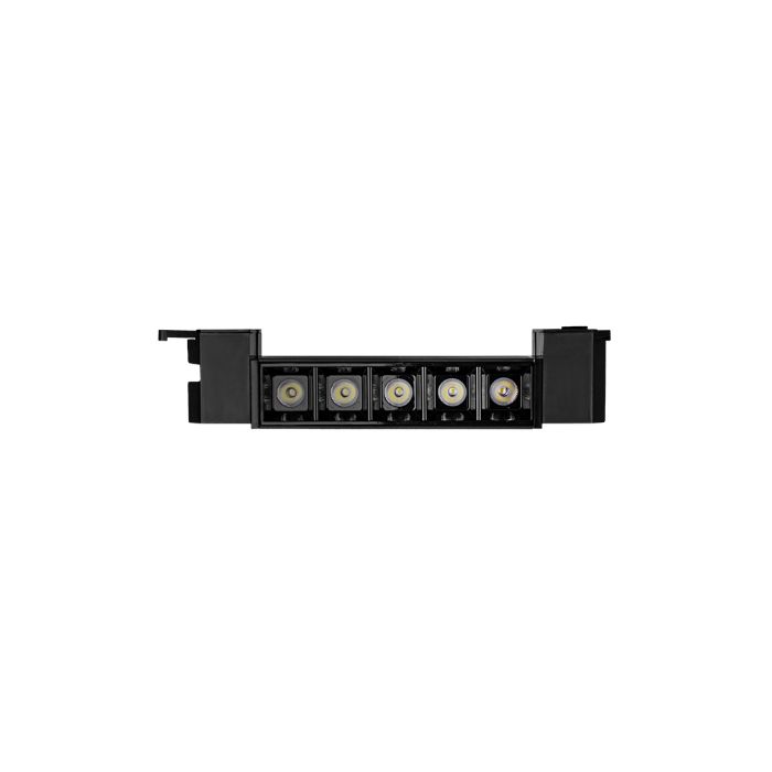 Spot Lineal Puntual p/ Riel Al 20cm 10W 3000K Negro 38103001 - Blumenau