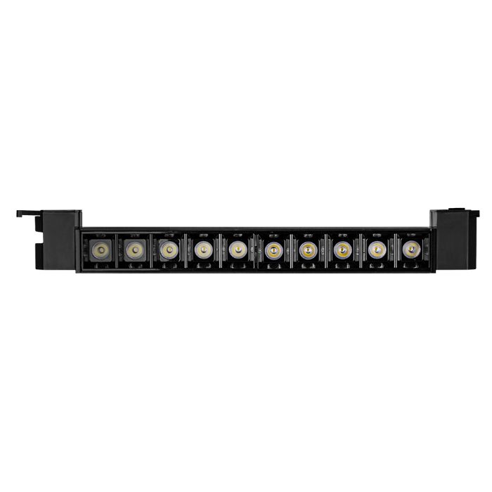 Spot Lineal Puntual p/ Riel Al 33cm 20W 3000K Negro 38203001 - Blumenau