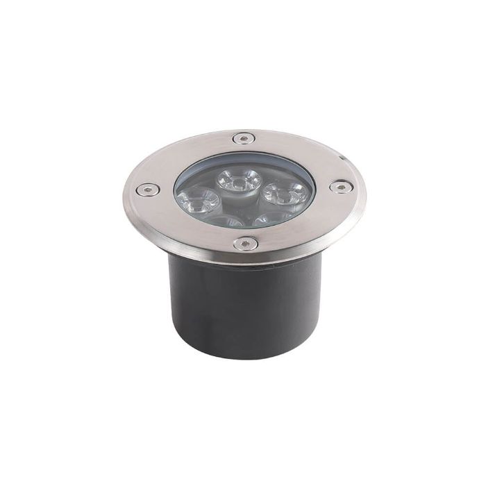 Spot Dresden Embutido Para Piso LED Ip67 Alum 100mm Bivolt 5 W 3.000W Inox 12975355 - Blumenau