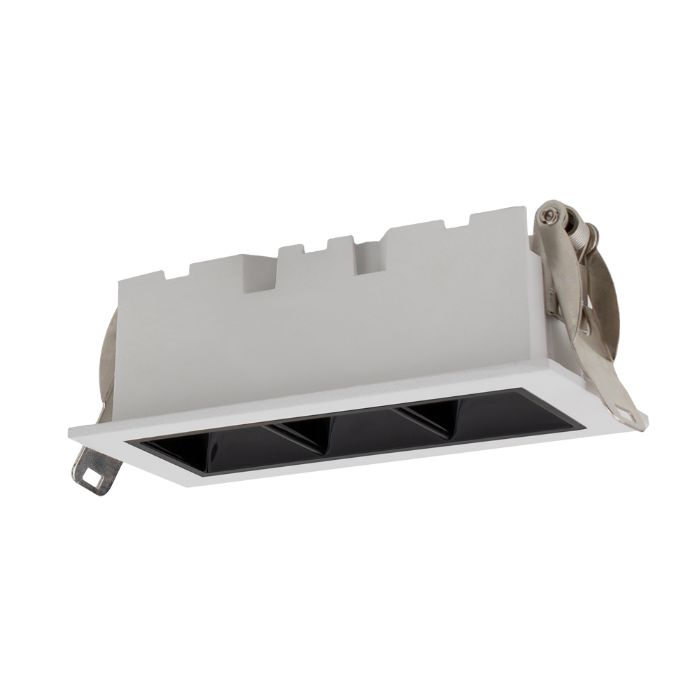 Spot Iris LED Embutir Bivolt 6W 3000K - Blanco/Negro 59063104 - Blumenau