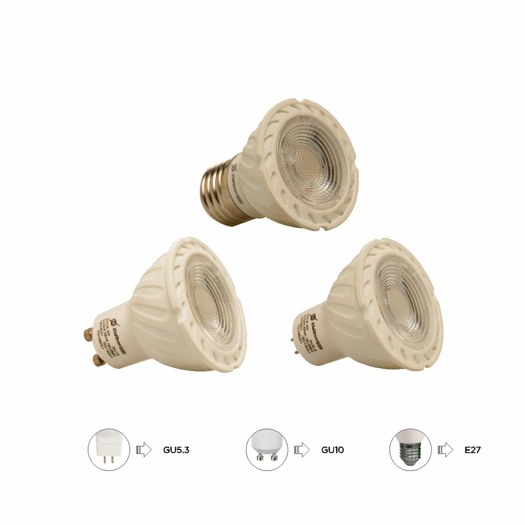 LED T/Dicroica 6W E27 Yt-Mr16 2700K Caja Bivolt 90-265V - Elekt