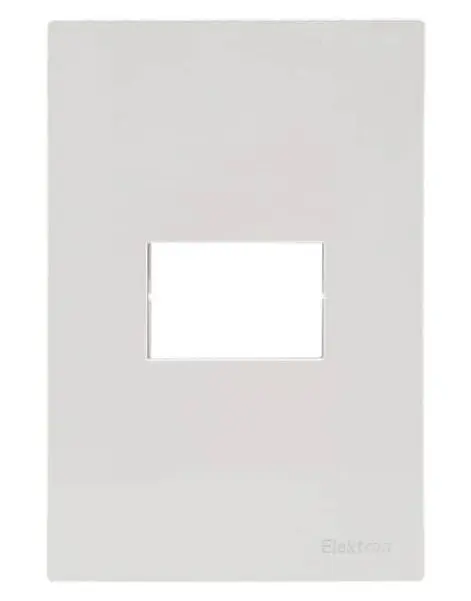 Placa 1 Mod. 24mm Blanco C19933 Paris Light - Elektron