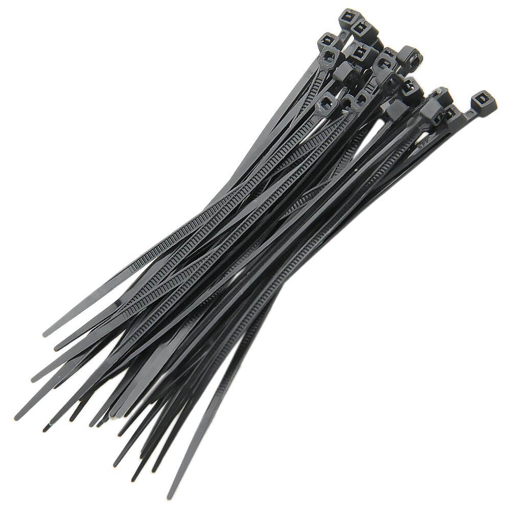 Precinto Negro 4,6x280mm - 100 Uni. Chs-5x280-Black