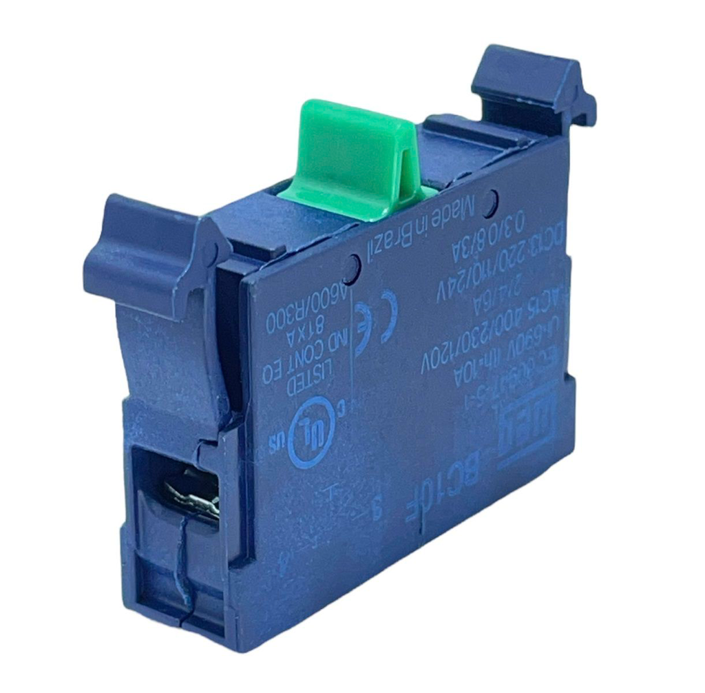 Bloque auxiliar p/ selector y botón (NA) - 12891184 Weg