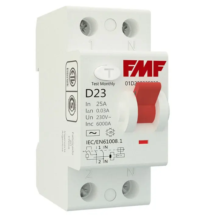 Disyuntor Diferencial 2P 25A 30KA- FMF