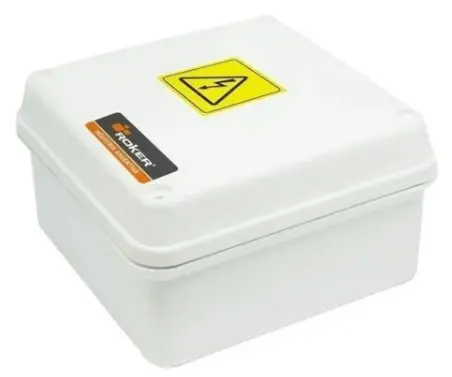 Caja de Paso IP65 Blanca 115x115x81mm - ROKER