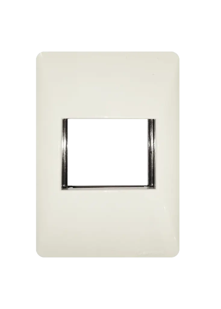 Conjunto Placa 2 Mod + Soporte Siglo 22 Blanco - Cambre