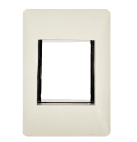Conjunto Placa 4 Mod + Soporte Siglo 22 Blanco - Cambre