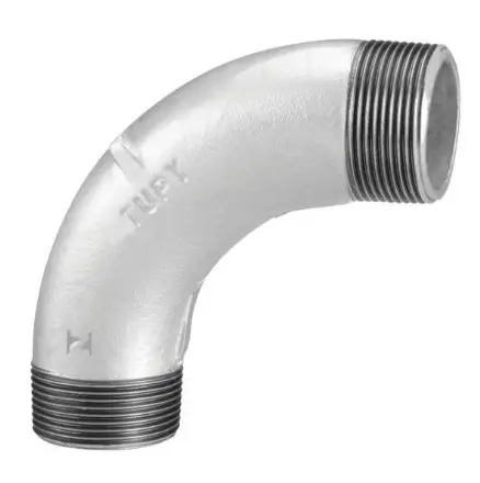 Curva 90 galvanizada 1 1/2 c/ rosca - LA211/2 Tupy