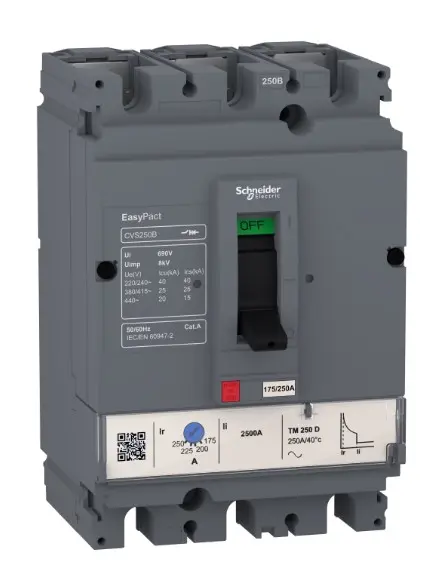 Disyuntor 2 CVS 3P 200A R 25KA - LV525302 Schneider