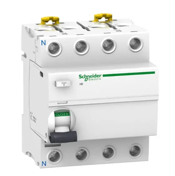 Disyuntor Diferencial IID 4P 25A 30mA AC - A9R71425 Schneider