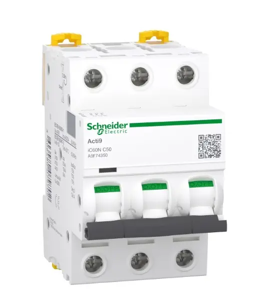 Disyuntor IC60N 3P 50A 6KA C - A9F74350 Schneider