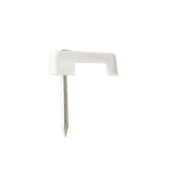 Grampa Cuadrada para cable mediana (10mm) Blanca - Kalop