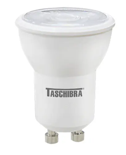 Lámpara LED Dicroica GU10 3.5W GU10 2700K 36° - Taschibra