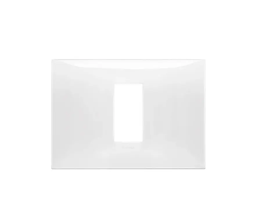 Placa 1 Mod Neve Blanco - 09671.01 VIMAR