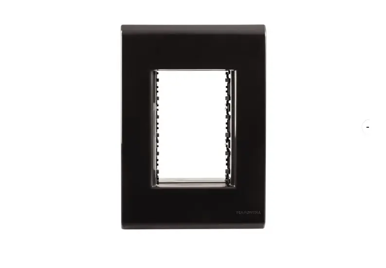Placa 3 Módulos 4X2 Liz Grafito - 57106048 Tramontina