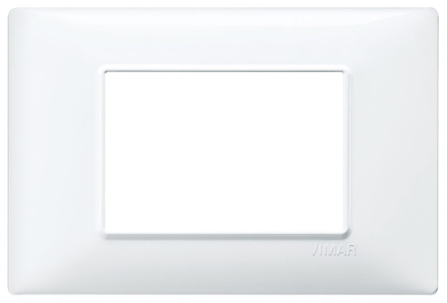 Placa 3Mod Plana técnica. Blanca - 14653.01 VIMAR