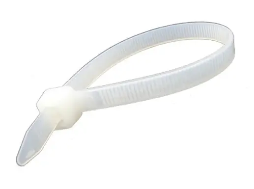 Precinto Blanco Plástico 5x400mm Argo