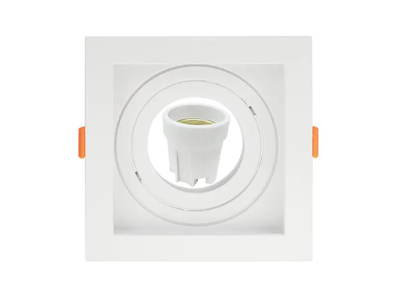 Soporte para Spot Par 20 E27 20W Cuadrado Blanco - Taschibra