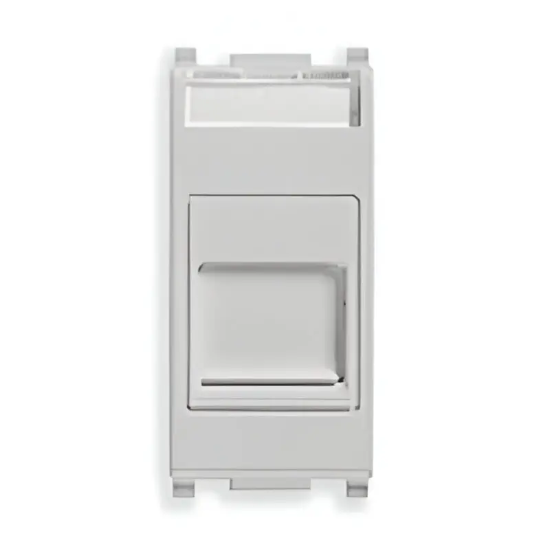 Toma RJ45 Cat6 UTP+Tapa Plana Blanco - 14337.6 VIMAR