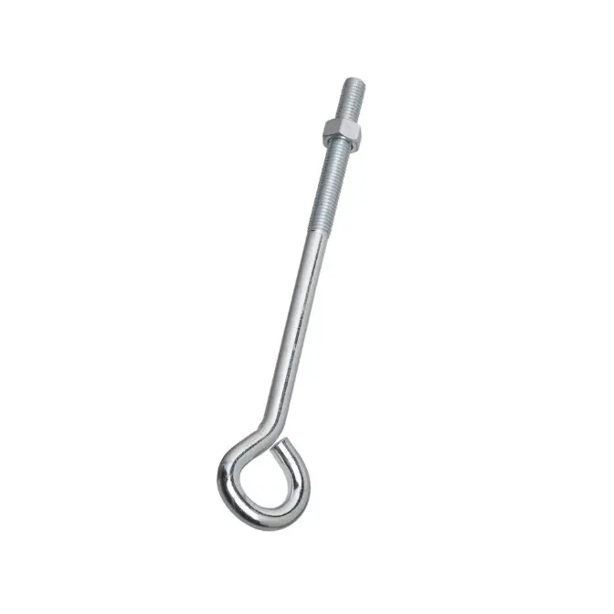 Tornillo Argolla Galvanizado con Tuercas y Arandelas