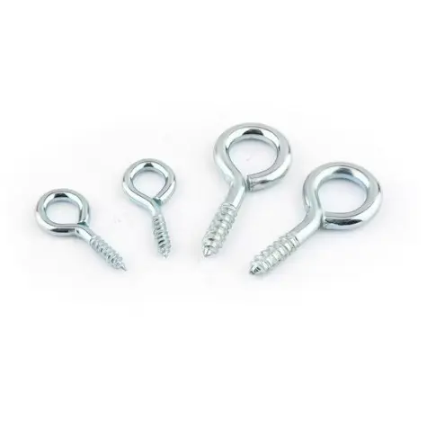 Tornillo Argolla zinc cerrado #8