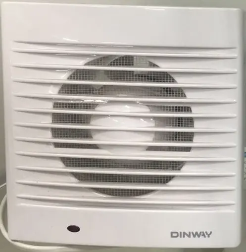 Extractor para baño 15x15cm 100mm 220V - Dinway