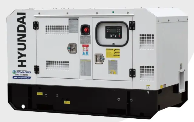 Generador Eléctrico 120kVA Cabinado c/ ATS - Hyundai