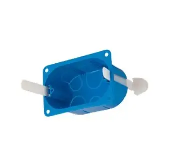 Caja 4x2 para Embutir en Pared de Yeso con Cintillo - CONATEL