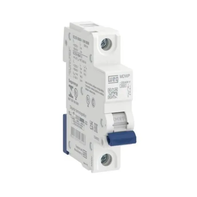 Disyuntor Termomagnético DIN MDW C 1P 16A 3KA - 15265681 WEG