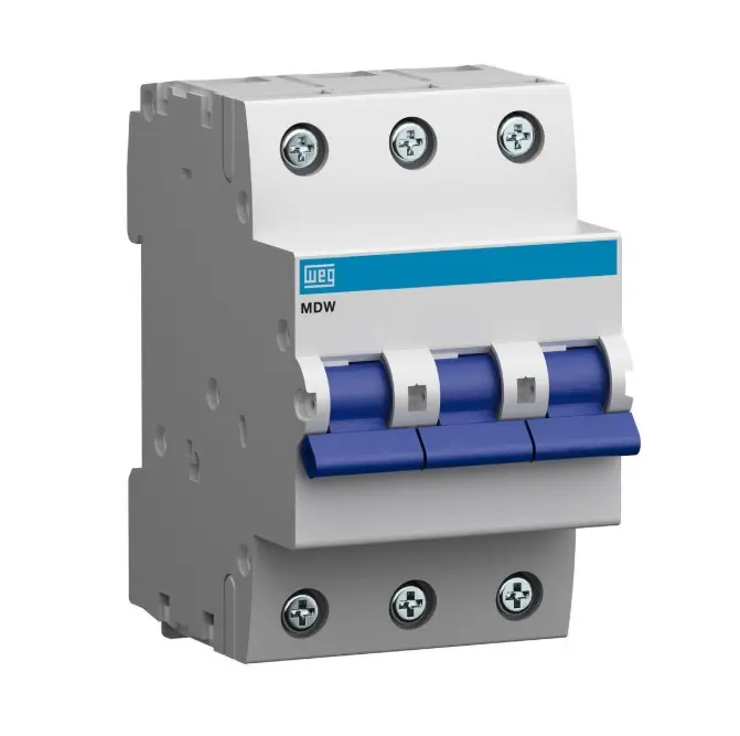 Disyuntor Termomagnético DIN MDW C 3P 63A 6KA - 14451721 WEG