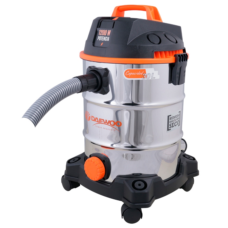 Aspiradora Daewoo Inox 1200W 30L Ag-Po-Sop