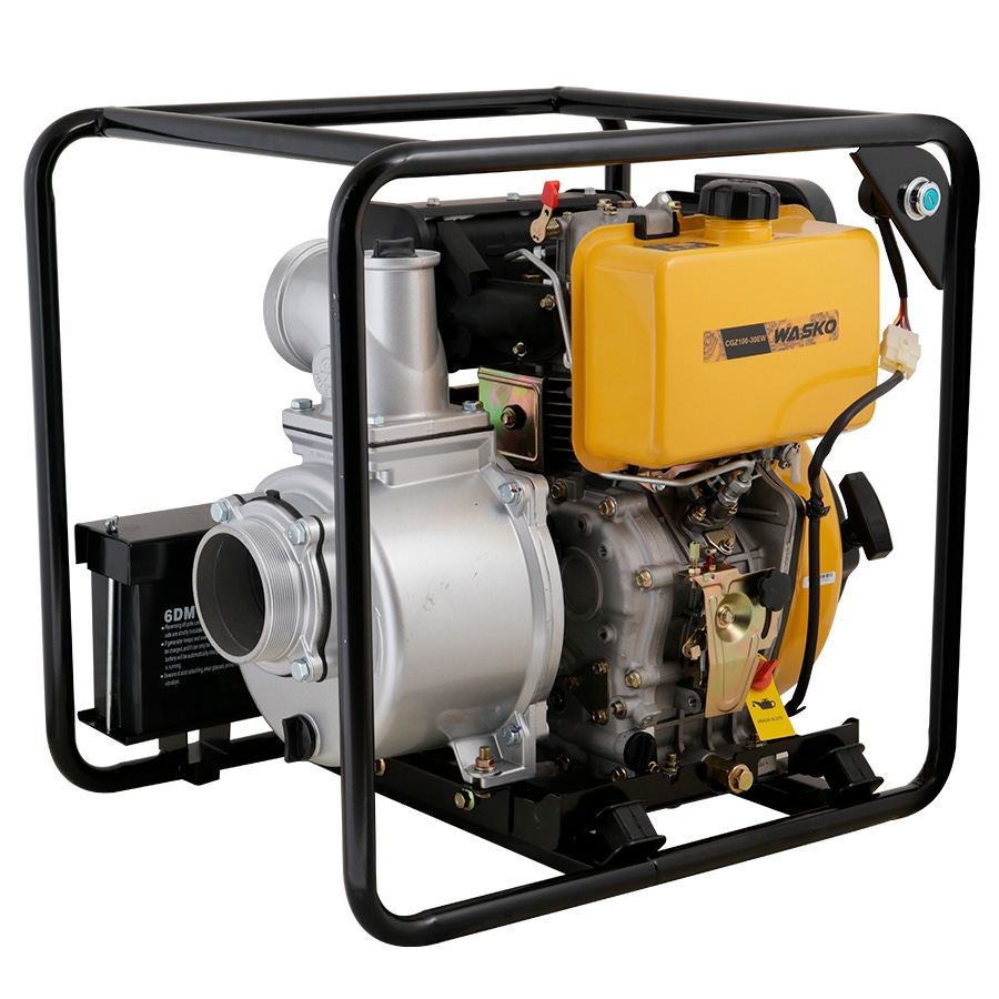 Bomba Diesel 4" 9HP Wasko Arranque Electrico