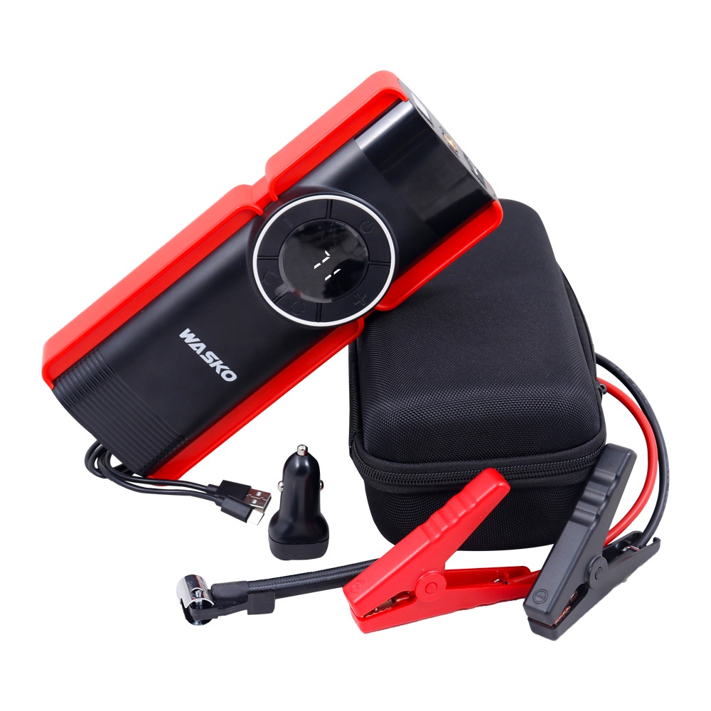 Cargador Arrancador Compresor Porta Wasko 10000Mah
