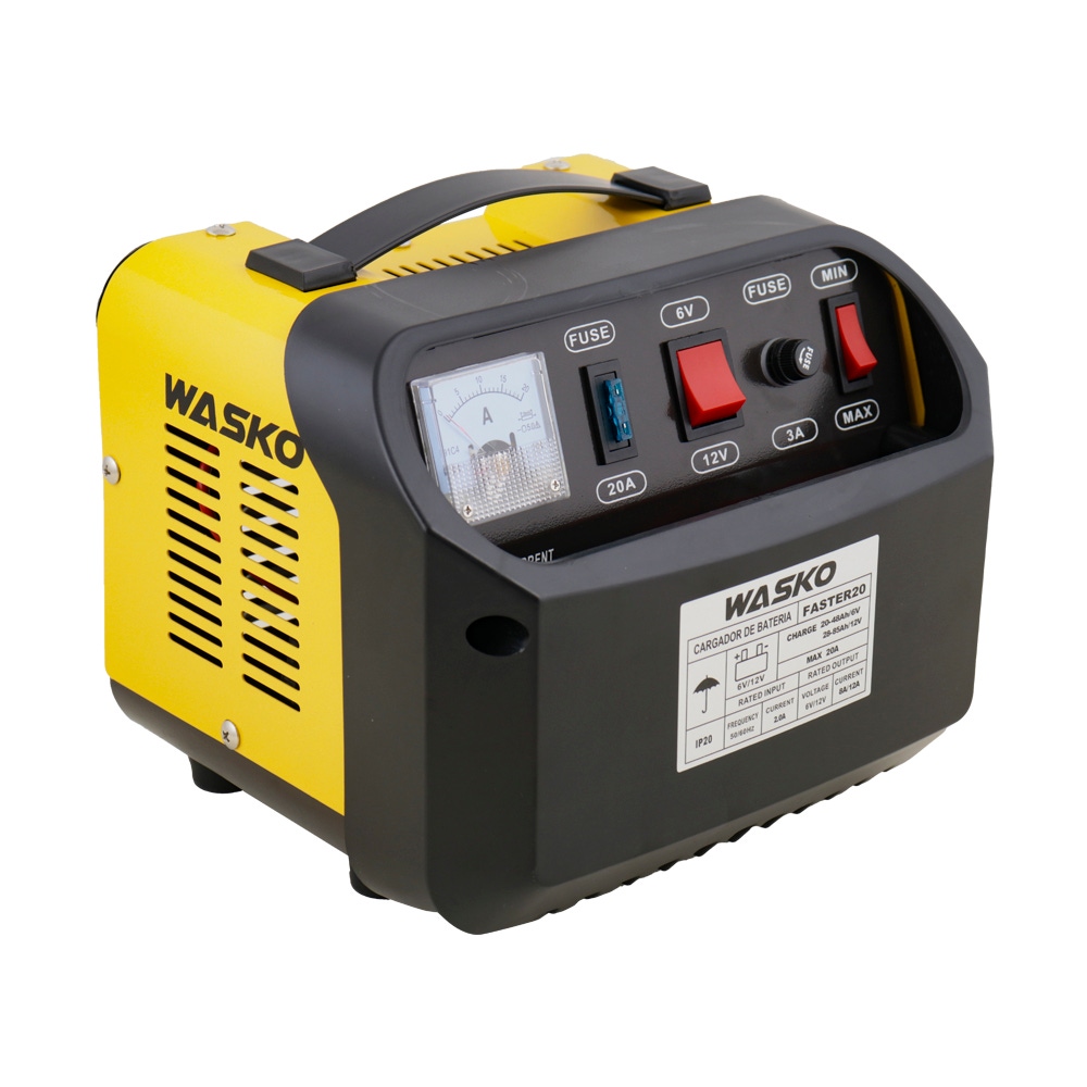 Cargador de Bateria Wasko 20A